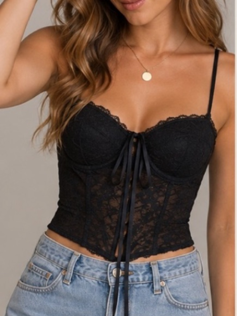 Delicates Black Bustier